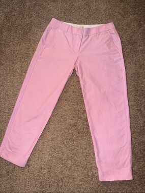 J.Crew Women's Skimmer Oxford Cropped Pants size 6